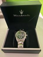 Maserati Traguardo chronograaf horloge, Handtassen en Accessoires, Horloges | Heren, Overige merken, Staal, Gebruikt, Staal