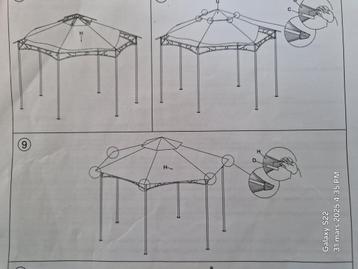 TONNELLE HEXAGONALE beschikbaar voor biedingen