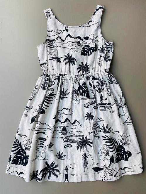 Kleedje zwart/wit Afrika Zara 152, Kinderen en Baby's, Kinderkleding | Maat 152, Zo goed als nieuw, Meisje, Jurk of Rok, Ophalen of Verzenden