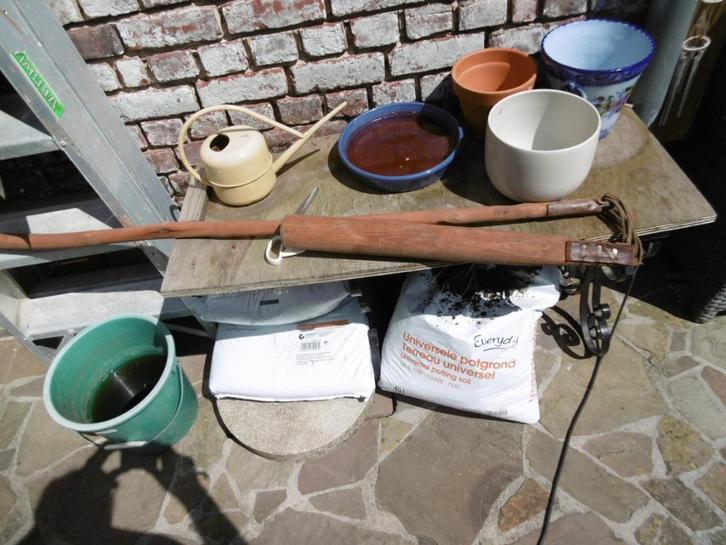 antiek landbouw oude vlei, vlegel, nooit gebruikt, Antiek en Kunst, Antiek | Gereedschap en Instrumenten, Ophalen of Verzenden