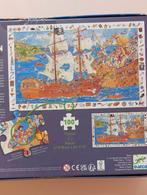 Puzzle Djeco "Puzzle Observation Pirate", Enlèvement ou Envoi, Plus de 50 pièces, Comme neuf, 6 ans ou plus