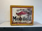 Mobiloil oude reclame kist 1932, Verzamelen, Ophalen of Verzenden, Gebruikt, Verpakking