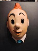 kuifje - masker cesar france lombard 1973 ;  kuifje ., Verzamelen, Ophalen of Verzenden, Kuifje, Gebruikt, Gebruiksvoorwerp