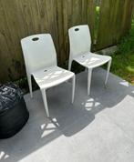 Tuinstoelen wit, Tuin en Terras, Ophalen of Verzenden, Zo goed als nieuw