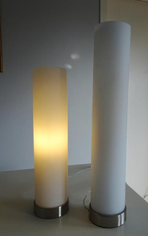 2 Lucide-lampjes, Huis en Inrichting, Lampen | Wandlampen, Gebruikt, Glas, Metaal, Ophalen of Verzenden