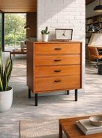Prachtige vintage ladekast, Ophalen of Verzenden, Zo goed als nieuw, Midcentury