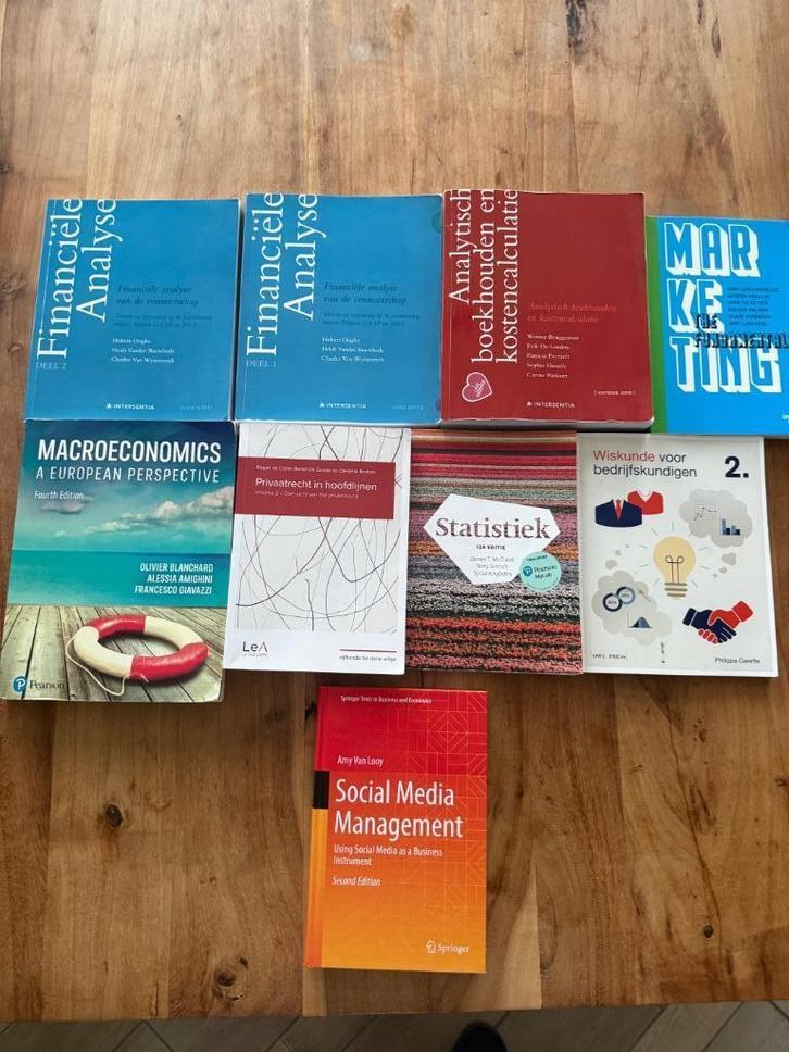 Boeken Handelswetenschappen 2de Bachelor UGent, Boeken, Studieboeken en Cursussen, Gelezen, Hoger Onderwijs, Ophalen of Verzenden
