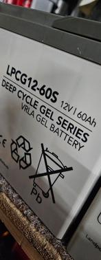 Nieuwe 12v 60ah gel accu's / deep cycle accu's, Ophalen, Nieuw