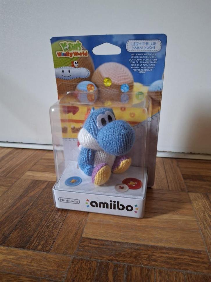 Amiibo Blue Yarn Yoshi - Yoshi’s Woolly World - Ongeopend, Games en Spelcomputers, Spelcomputers | Nintendo Consoles | Accessoires