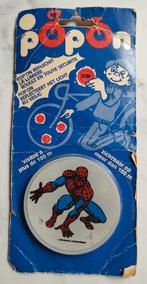 Vintage fietsreflector Popon "Spider -man", Ophalen of Verzenden, Zo goed als nieuw