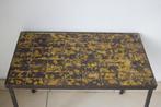 Salontafel van smeedijzer en keramiek uit het midden van de, Antiek en Kunst, Ophalen