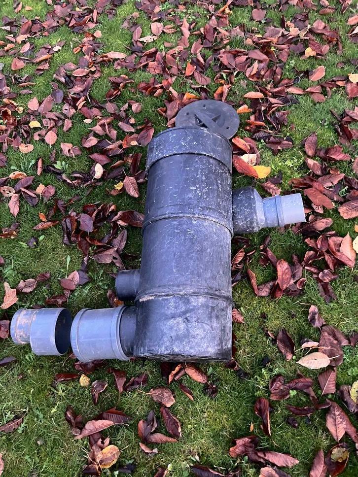 Wisy Cycloonfilter WFF150 + filterinzetstuk en toebehoren, Doe-het-zelf en Bouw, Buizen en Afvoer, Zo goed als nieuw, Overige typen