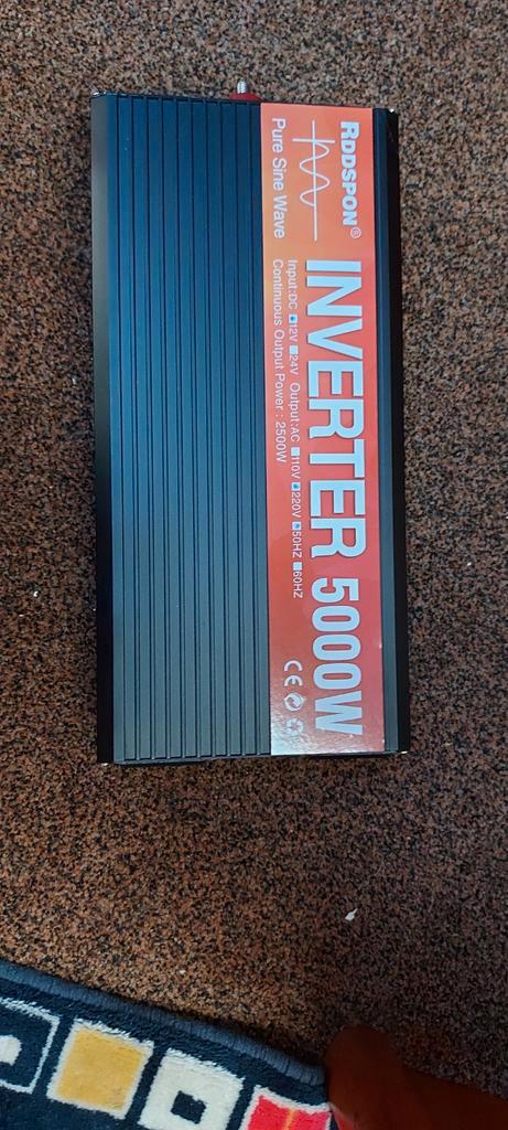 Omvormer zuivere sinus 12 volt 230v 5000watt, Watersport en Boten, Accessoires en Onderhoud, Ophalen