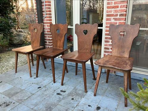 Vintage brutalist stoel (4 stuks), Antiek en Kunst, Antiek | Meubels | Stoelen en Sofa's, Ophalen