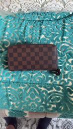 Portefeuille neuf style Louis Vuitton Damier – zippé, marron, Ophalen of Verzenden, Zo goed als nieuw
