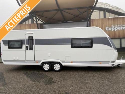 Hobby Prestige 660 WFC 2023 BLACKLINE ACTIE!, Caravans en Kamperen, Caravans, Bedrijf, tot en met 4, 1500 - 2000 kg, Rondzit, Hobby