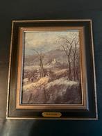 Schilderij Molenaer - Winterlandschap, Antiek en Kunst, Verzenden