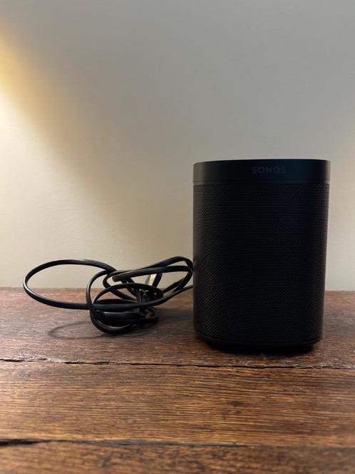 1 Sonos One Gen 2 in zwarte uitvoering werkt perfect, Audio, Tv en Foto, Luidsprekerboxen, Gebruikt, Sonos, Ophalen of Verzenden