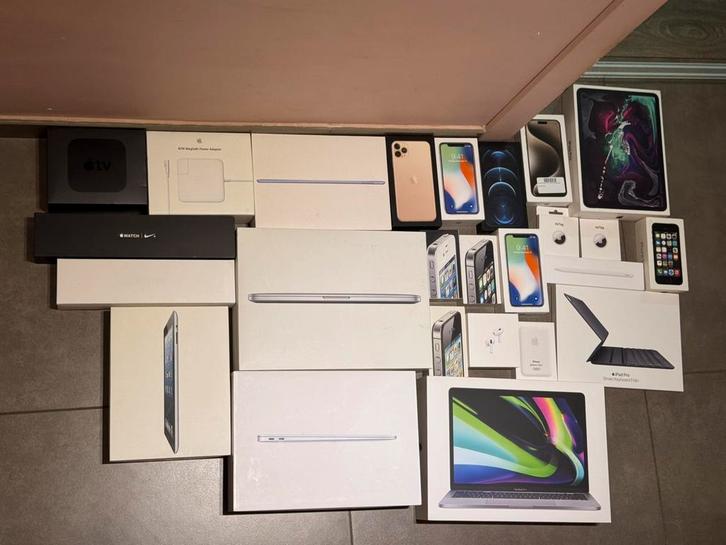 Boites originales Apple vides - Box Apple, Informatique & Logiciels, Apple Desktops, Enlèvement ou Envoi