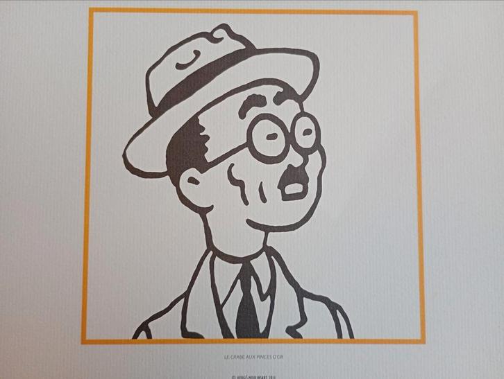 Kuifje de krab met gouden scharen, Antiquités & Art, Art | Lithographies & Sérigraphies, Enlèvement ou Envoi