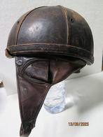 MOTO LEDER HELM OLDTIMER, Motoren, Kleding | Motorhelmen, Verzenden