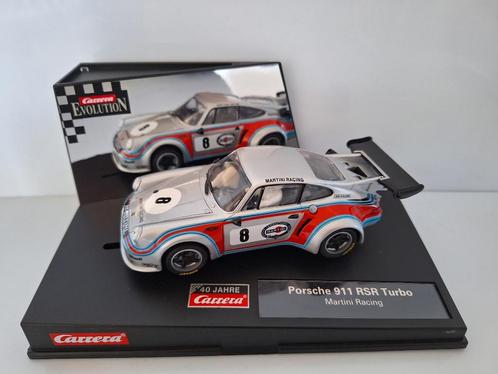 Carrera Evolution Porsche 911 RSR Turbo Martini Turbo Deal, Kinderen en Baby's, Speelgoed | Racebanen, Nieuw, Racebaan, Elektrisch