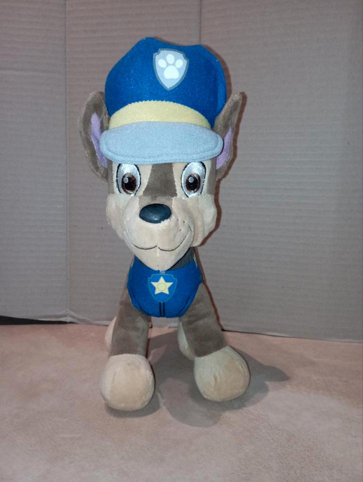 Paw Patrol knuffel Chase, Kinderen en Baby's, Speelgoed | Knuffels en Pluche, Zo goed als nieuw, Hond, Ophalen of Verzenden