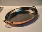 Ovale koperen pan, Antiek en Kunst, Ophalen of Verzenden, Koper