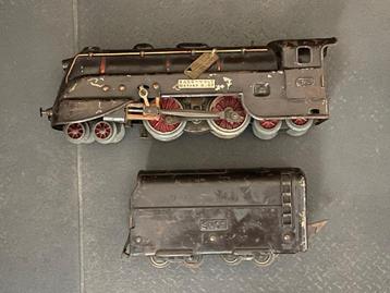 Train JEP LOCOMOTIVE TENDER +2 wagons +Rails - ANCIEN, Enlèvement ou Envoi