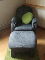 Zetel met poef, Ophalen, Gebruikt