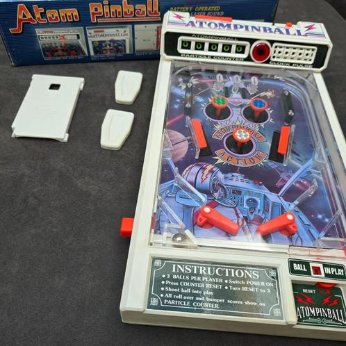 Vintage Atom Pinball van 1988 [CS Toys Electronic], Antiquités & Art, Antiquités | Jouets, Enlèvement ou Envoi