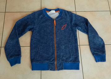 Blauw vest met oranje afwerking LIMON maat 140 of 10 jaar beschikbaar voor biedingen