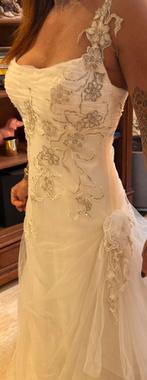 Uniek trouwkleed, Kleding | Dames, Trouwkleding en Trouwaccessoires, Ophalen, Zo goed als nieuw, Schoenen