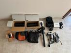 Set fotomateriaal: verschillende lenzen en statief, Ophalen, Zo goed als nieuw
