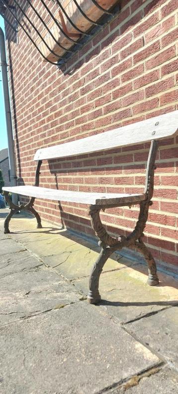 Ancien banc de jardin, Enlèvement, Utilisé, Bois