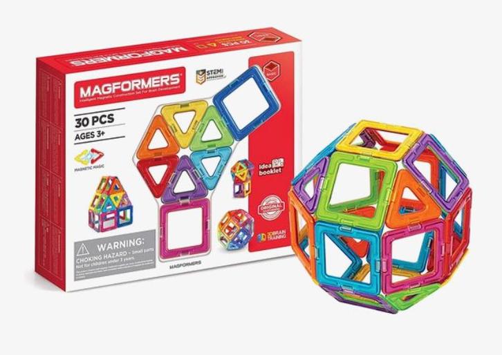 Magformers 78 stuks magnetisch speelgoed incl voertuigenset, Kinderen en Baby's, Speelgoed | Educatief en Creatief, Zo goed als nieuw