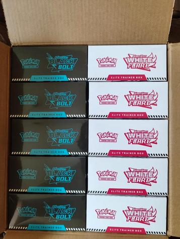 5x Black Bolt en 5x White Flare ETB beschikbaar voor biedingen
