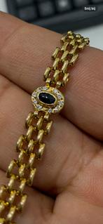 18 karaat gouden pols ketting, Handtassen en Accessoires, Armbanden, Ophalen, Zo goed als nieuw, Goud