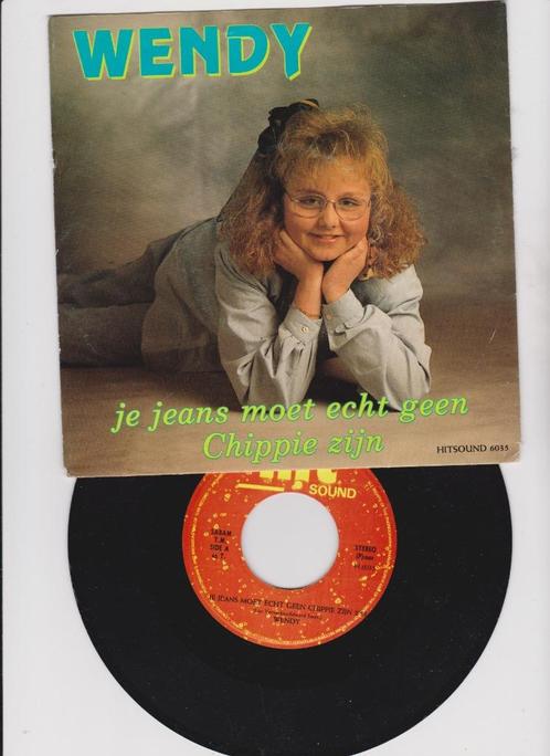 Wendy – Je Jeans Moet Echt Geen Chippie Zijn, Cd's en Dvd's, Vinyl Singles, Zo goed als nieuw, Single, Nederlandstalig, 7 inch