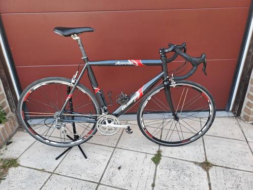 Olimpia Arrow carbonlook racefiets voor de grotere medemens., Sport en Fitness, Wielrennen, Gebruikt, Ophalen