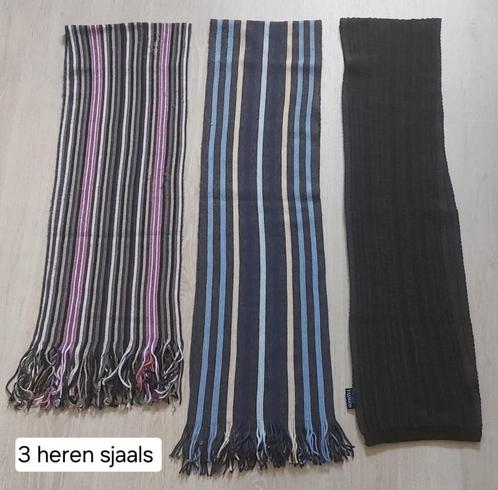 3 sjaals heren, Kleding | Heren, Mutsen, Sjaals en Handschoenen, Zo goed als nieuw, Sjaal, Ophalen of Verzenden