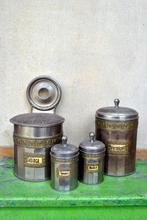 Set oude keuken blikken, Ophalen of Verzenden