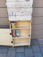 Vintage Houten Kruidenkastje / Wandrek - Landelijke Keuken, Huis en Inrichting, Keuken | Keukenbenodigdheden, Ophalen, Gebruikt