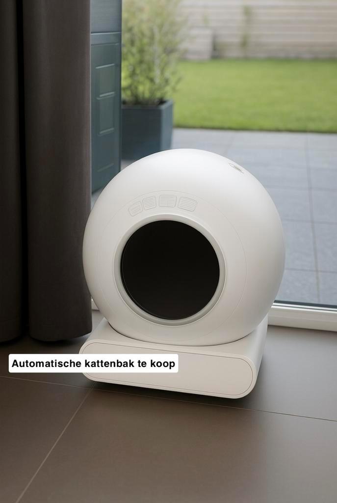 Automatische kattenbak, Dieren en Toebehoren, Kattenbakken, Nieuw, Gesloten, Zelfreinigend, Ophalen