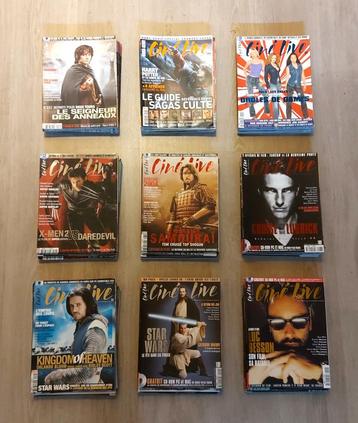Ciné Live Magazine - Pak van 61 stuks + CD beschikbaar voor biedingen