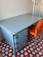 Degelijke metalen bureau, Huis en Inrichting, Bureaus, Ophalen, Gebruikt, Bureau