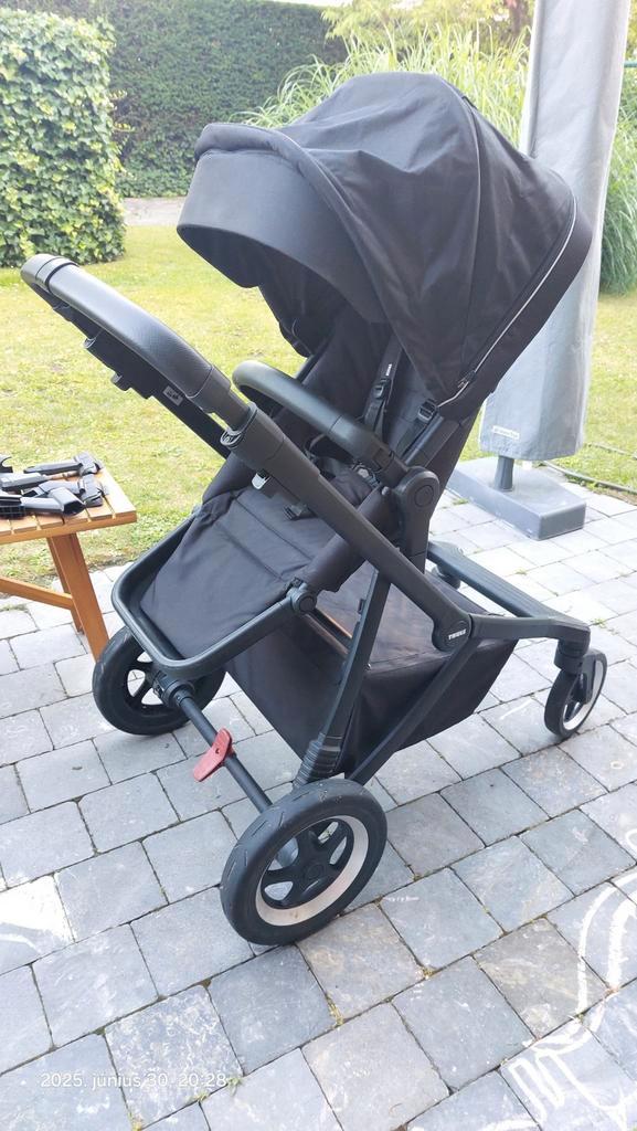 Thule Sleek met tweede zitje - beste voor twee/tweeling, Kinderen en Baby's, Buggy's, Gebruikt, Overige merken, Duomodel, Verstelbare rugleuning