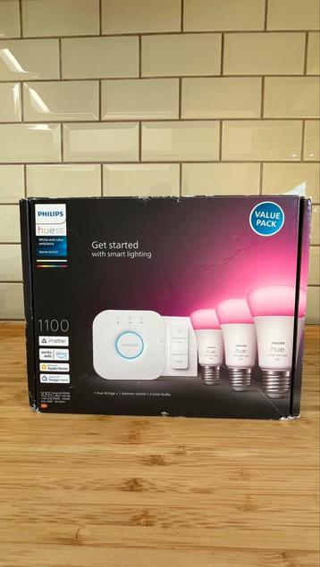 Philips Hue startpakket, Enlèvement ou Envoi, Comme neuf
