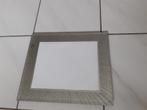 Fotolijst 19 x 24 cm, rand zilverkleurig met glitterstrepen, Ophalen of Verzenden, Gebruikt