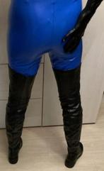 Gloednieuwe blauwe skinny vinyl legging Calzedonia maat S, Nieuw, Calzedonia, Maat 36/38 (S), Blauw